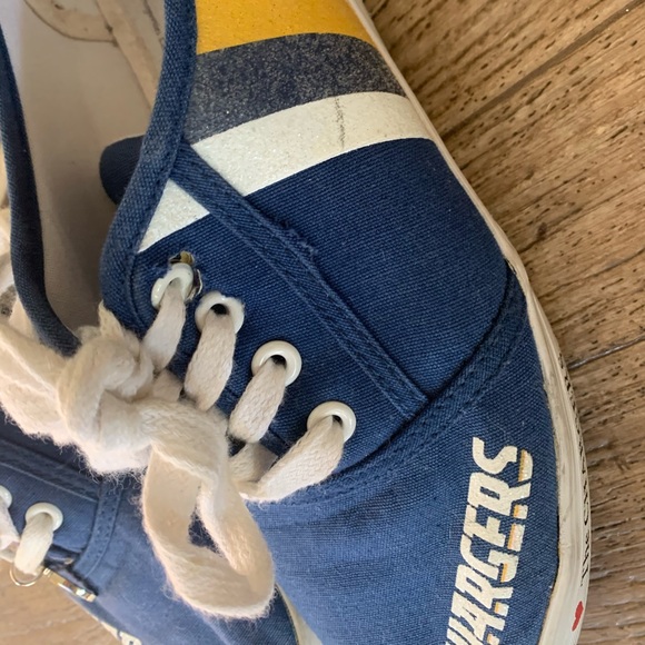 Chargers Women's Canvas Shoes by Bradford Exchange - Picture 5 of 8